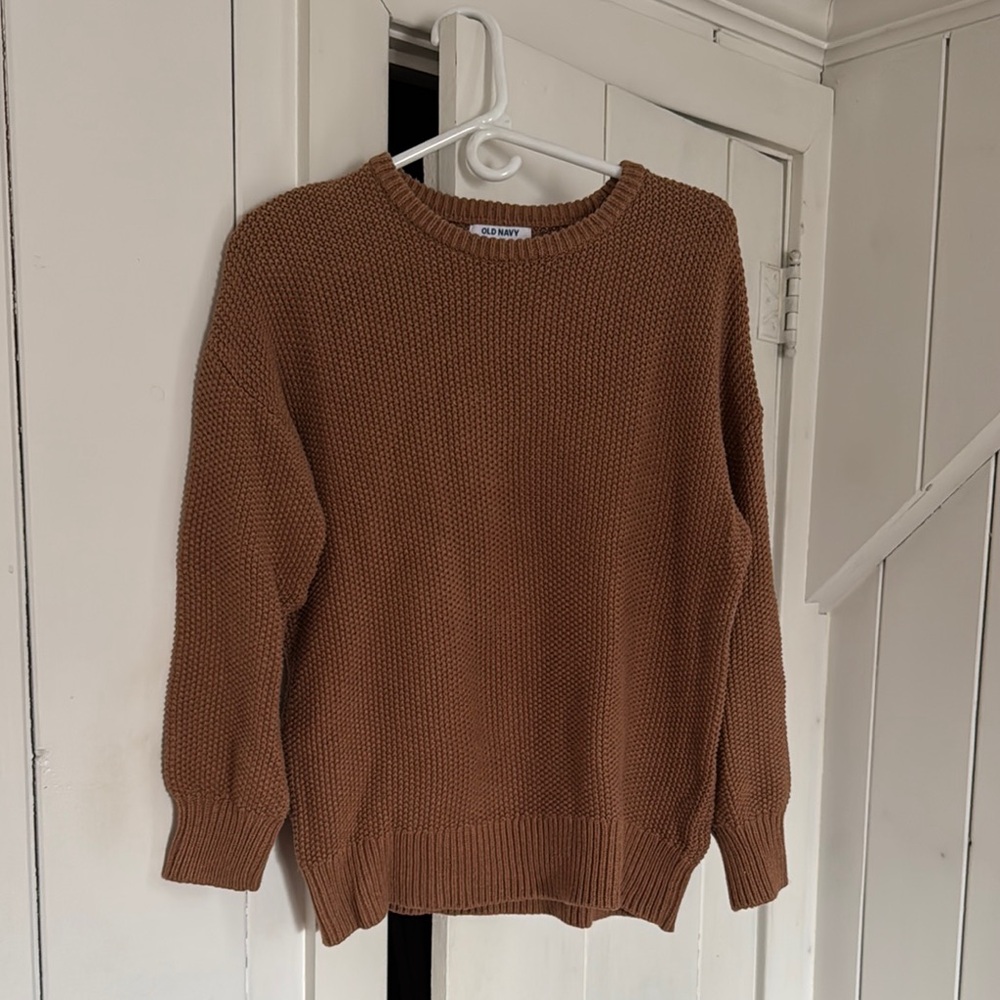 Old Navy Tan Knit Sweater
